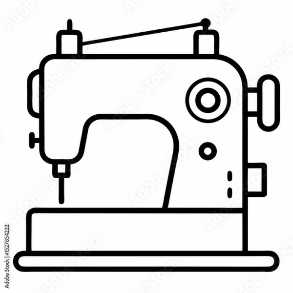 Obraz sewing machine vector icon
