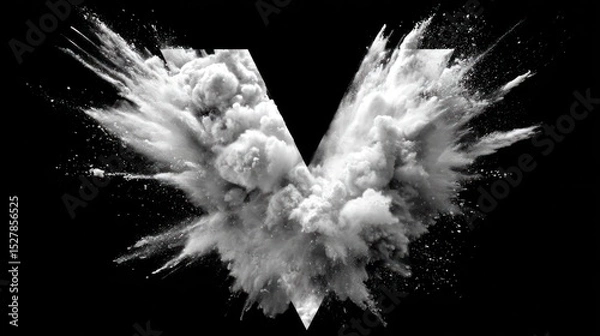 Obraz Explosive v letter design
