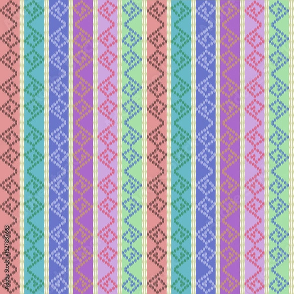 Obraz set of seamless patterns