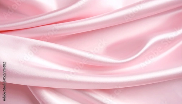 Fototapeta 淡いピンク色のシルク生地のテクスチャ