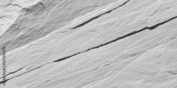 Fototapeta Light gray stone texture with diagonal lines