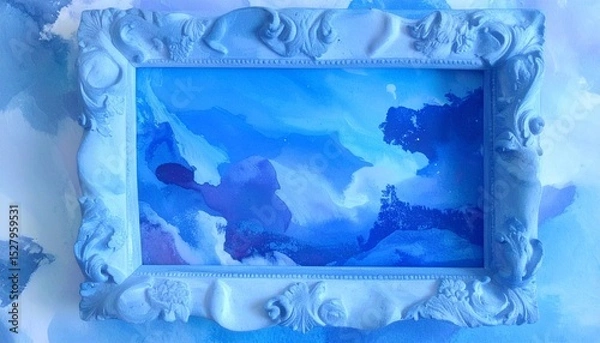 Fototapeta 額縁のある風景素材