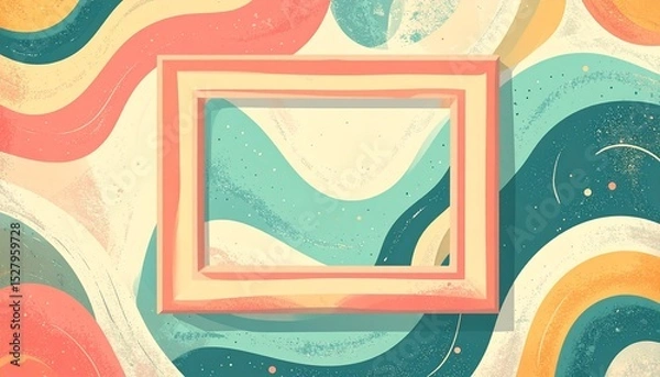 Obraz 額縁のある風景素材