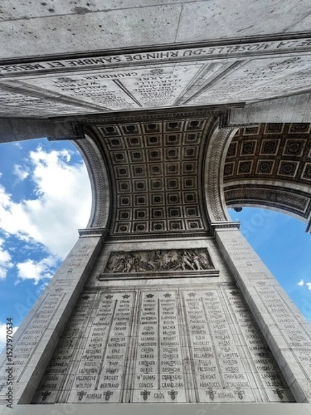 Obraz Parigi arco di trionfo