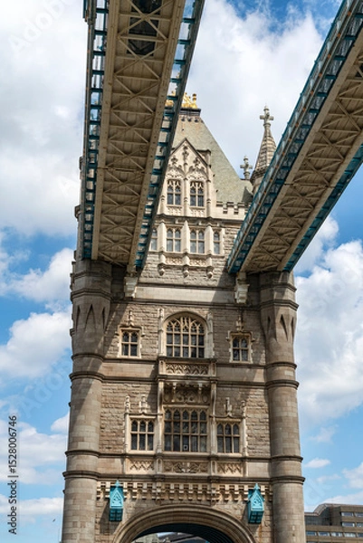 Obraz The Horizontal Walkways of the Tower Bridge, London