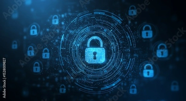 Fototapeta Data Security Protecting Your Information in the Digital Age