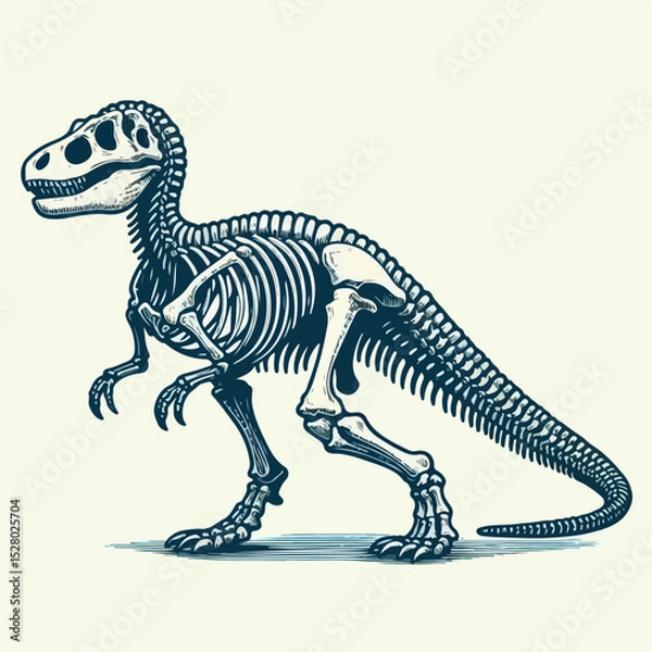 Obraz tyrannosaurus rex skeleton
