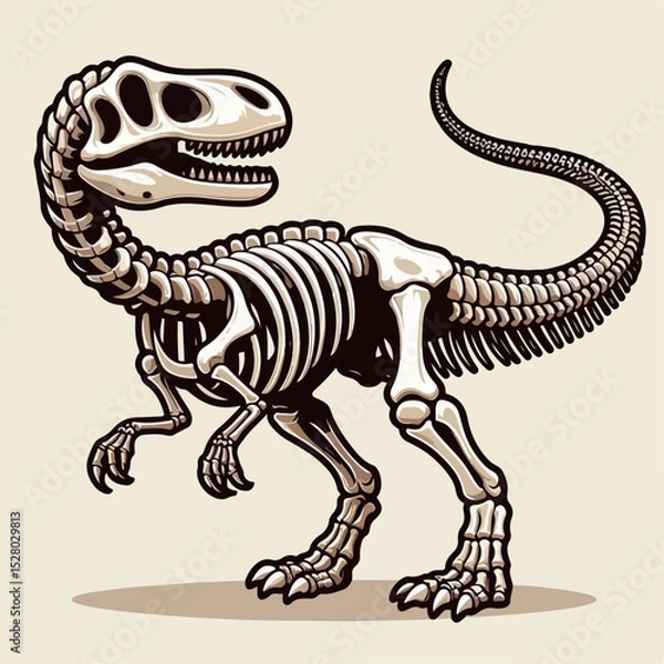 Obraz tyrannosaurus rex skeleton