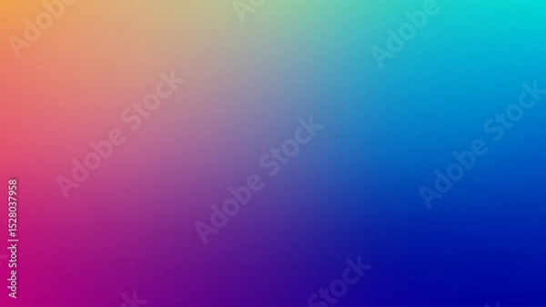 Obraz Colorful gradient background with smooth transition from warm to cool tones