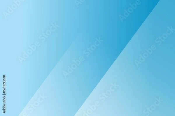 Obraz Abstract blue background with curved lines and a subtle shadow, perfect for a business template or elegant document design