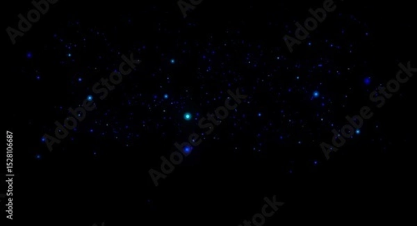 Obraz particle starfield: stable velocity [pilot vision] still