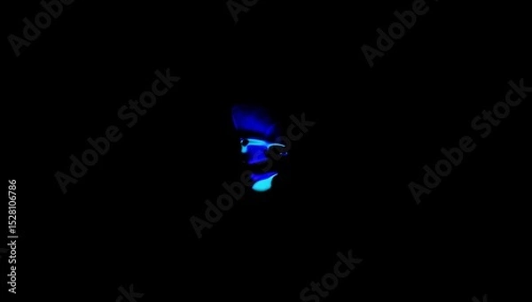 Obraz liquid plasma: time flame [simulated particle loop] still