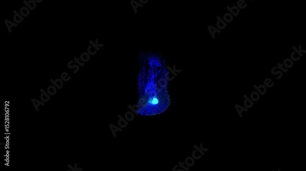 Obraz fluid smoke: liquid plasma [particle simulation loop] still