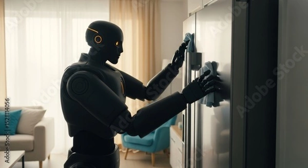 Obraz robot maid