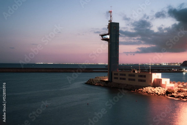 Obraz Light house at sunset