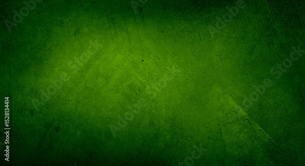 Obraz Green concrete wall background