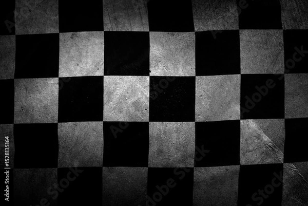 Obraz Grunge checkered flag