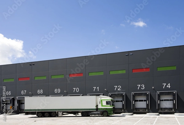 Fototapeta Loading docks