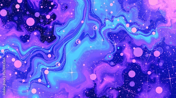 Obraz Psychedelic colorful abstract background, wallpaper or graphic resource, to use for graphic designers