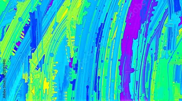 Obraz Psychedelic colorful abstract background, wallpaper or graphic resource, to use for graphic designers