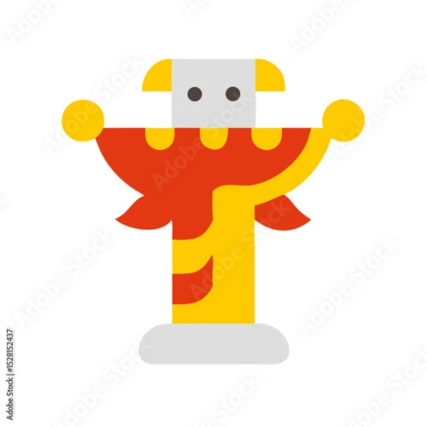 Obraz type colored shape icon