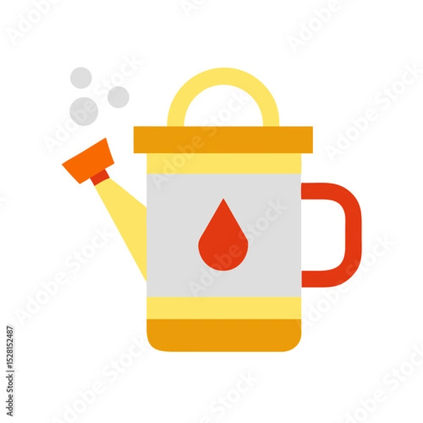 Obraz watering can icon colored shape icon