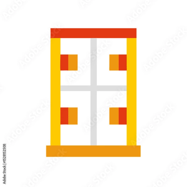 Obraz window icon colored shape icon