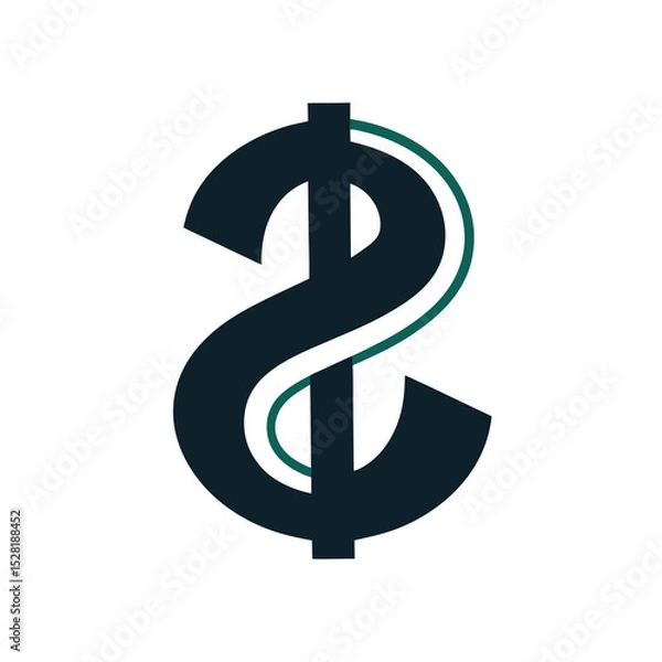 Obraz Clean Dollar-Sign Emblem, White on Deep Slate Blue”

“Flat Graphic Currency Symbol on Soft Background”