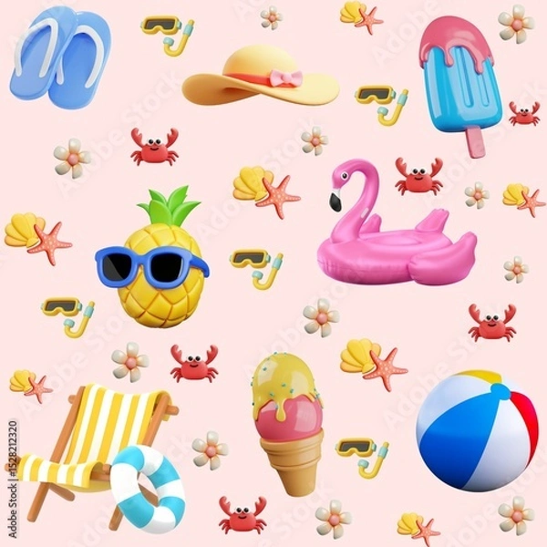 Obraz Summer pattern