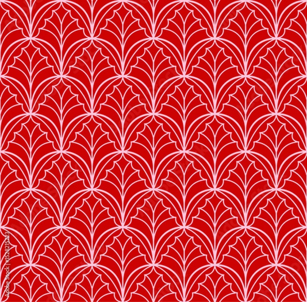 Obraz Seamless vector art deco pattern. Abstract background. 
Modern geometric print for fabric, surface, wallpaper.