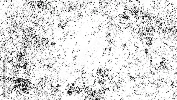 Obraz Vector black and white grunge abstract background. Distressed overlay texture for your design, scratched grunge urban background texture, texture, grunge, background, black,