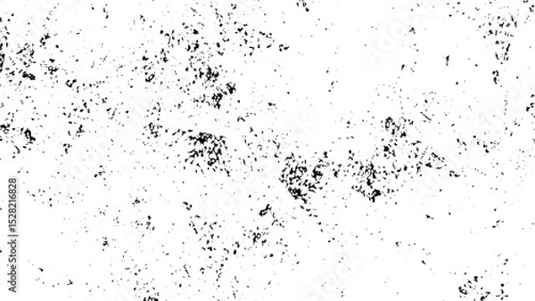 Obraz Dirt  grime and scratch overlay on transparent background, . Grunge vector background. Black and White Texture. Abstract grunge for text design, rough, dirt, grime, overlay, paper, vintage, scratch.