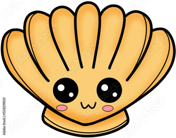 Fototapeta Lovely scallop shells