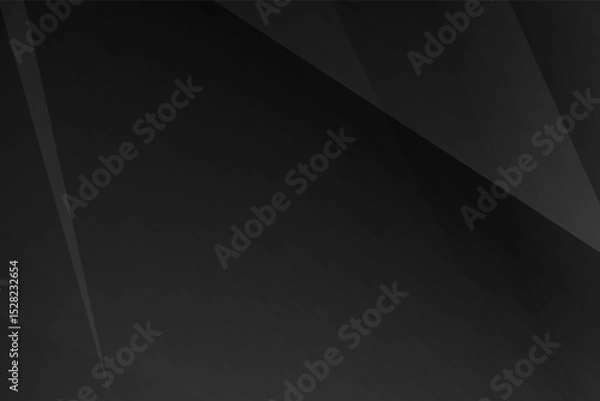 Obraz Abstract black and grey on light silver background modern design. Vector illustration eps 10.