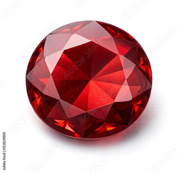 Obraz Ruby Gemstone Macro - Deep Crimson Precious Stone