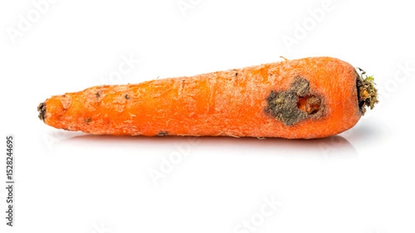 Obraz Rotten Carrot Macro - Moldy Vegetable Decay