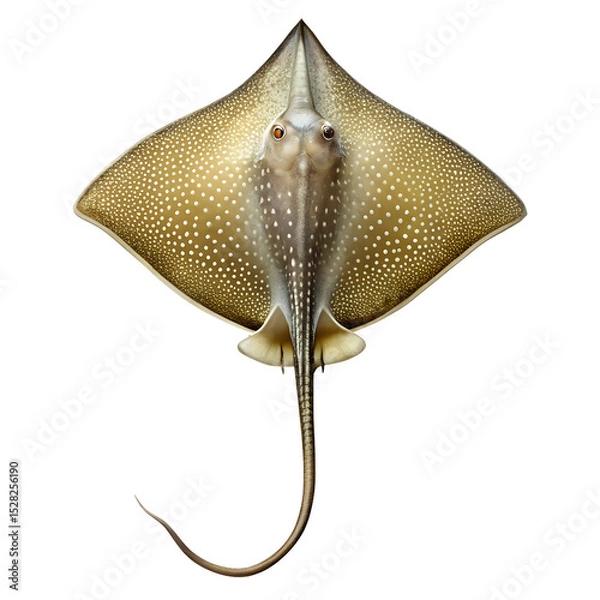 Fototapeta stingray tail whip style isolated on transparent background