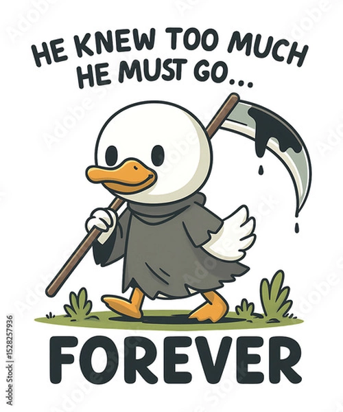Fototapeta He knew too much he must go forever