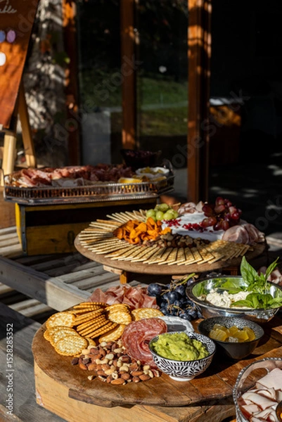 Fototapeta harvest table