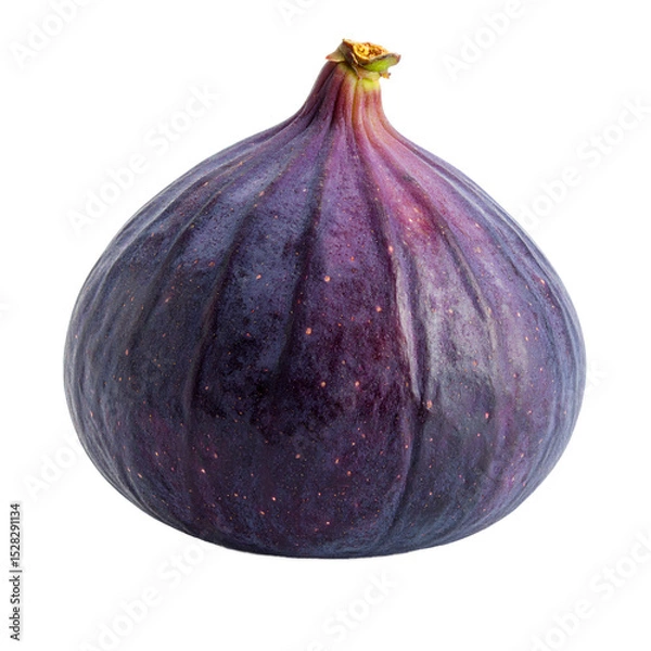 Obraz Captivating close up of a ripe fig, showcasing its unique texture and color on the transparent background