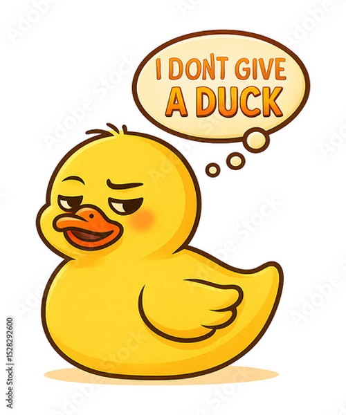 Fototapeta I don't give a duck