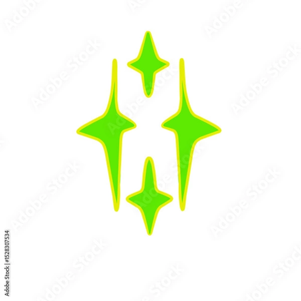 Fototapeta Luminescent celestial configuration, a glowing constellation against inky black