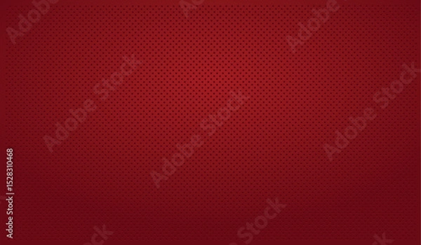 Fototapeta Red perforated background texture with red holes and a glow