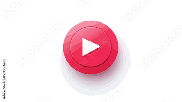 Fototapeta Modern Subscribe Button Icon Vector Illustration for Websites and Apps