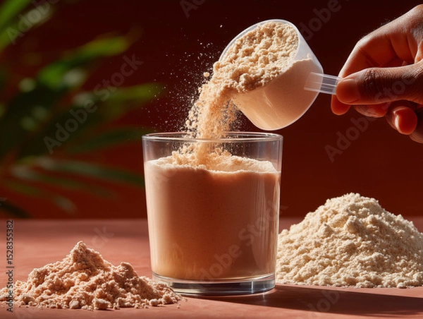 Obraz Proteins plant powder