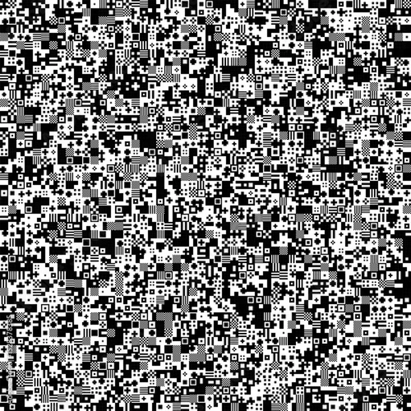 Fototapeta Abstract noise pattern vector background with distinct black shapes.