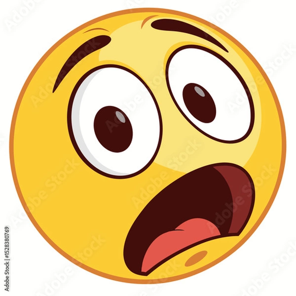 Fototapeta emoticon with a smile  Ai-Generated