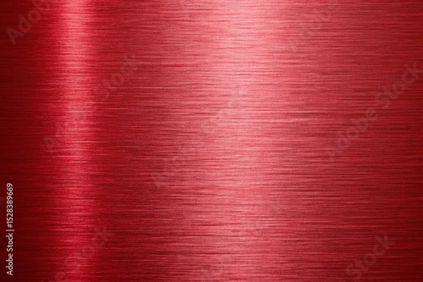 Fototapeta Brushed Red Metal Texture Background, Subtle Industrial Surface with Minimal Shine, Ideal for Tech Design, Packaging Concepts, and Architectural Branding Projects