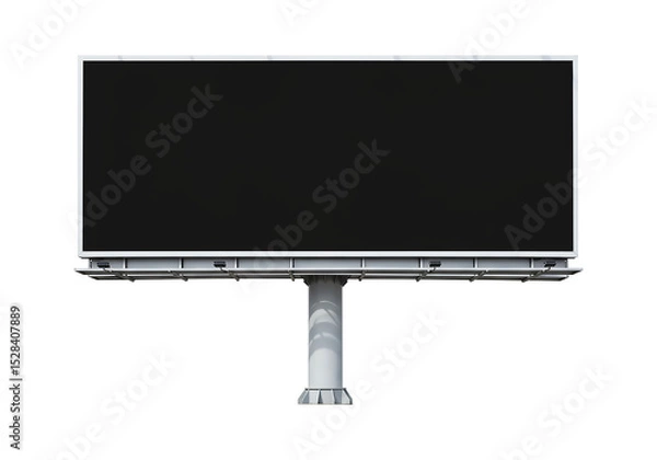 Obraz Blank Billboard Mockup  Perfect for Advertising and Design Presentations
