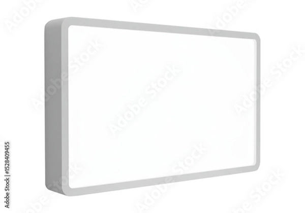 Obraz Modern Rectangular LED Panel Light Slim, Bright, and Energy-Efficient Design